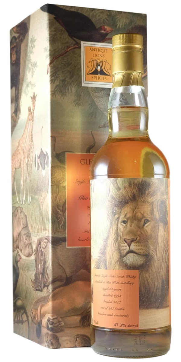 Glen Keith 1993 24-Year-Old Antique Lions Of Whisky Savannah - The Oak Barrel