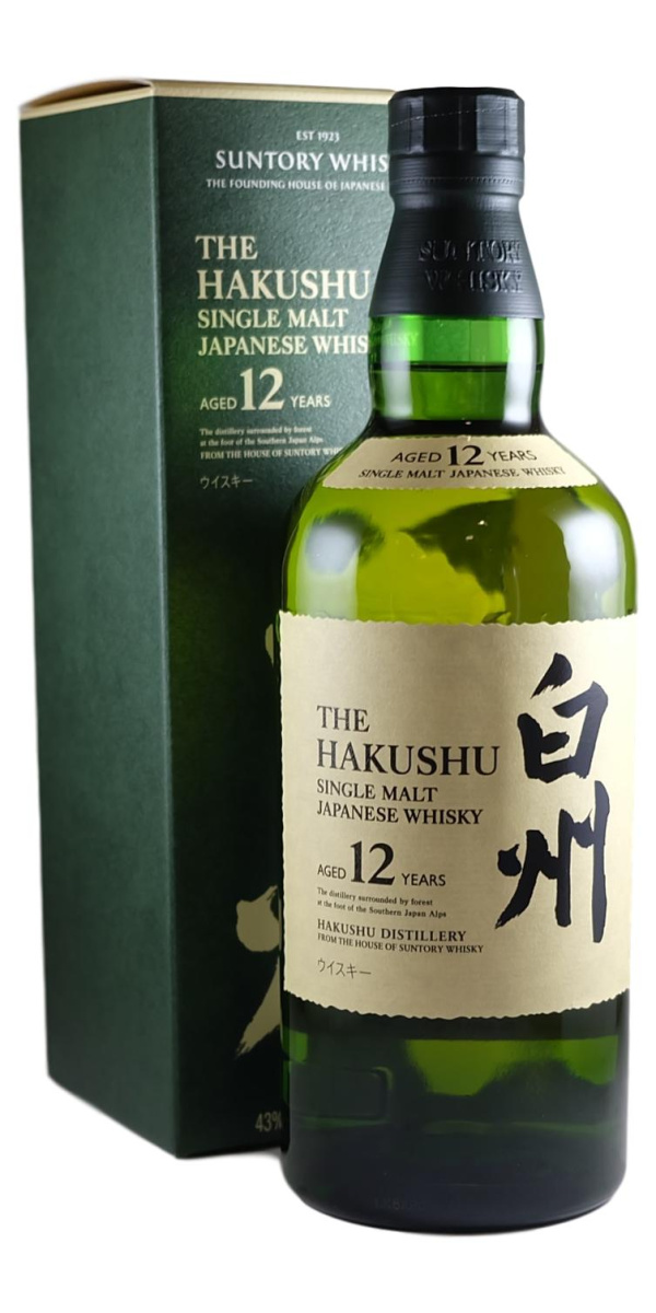 Hakushu 12-Year-Old Single Malt Japanese Whisky - The Oak Barrel