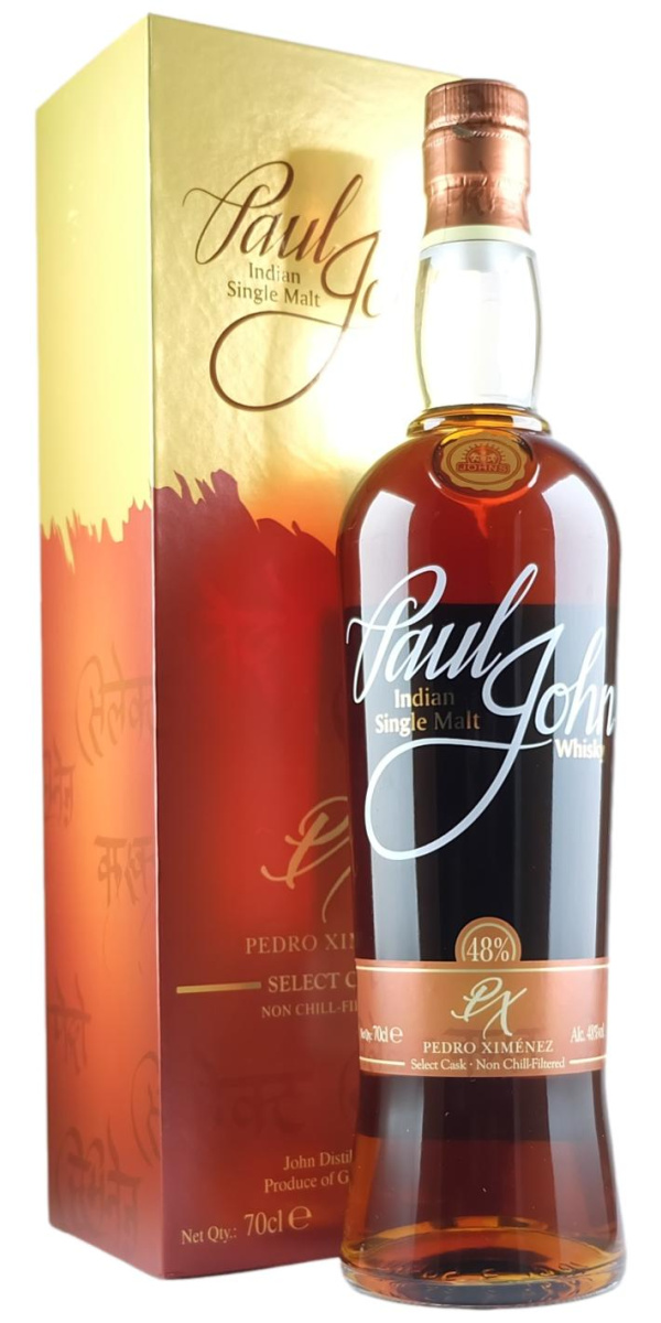 Paul John PX Select Cask Indian Single Malt Whisky - The Oak Barrel