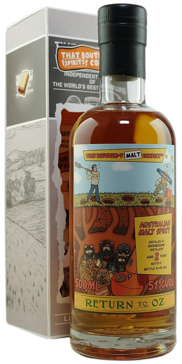 Boutique-y Riverbourne 2-Year-Old Australian Single Malt Batch 2 - The Oak Barrel