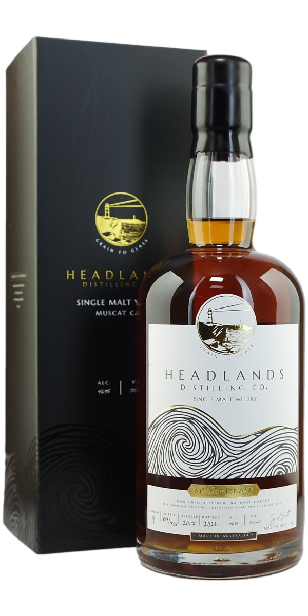 Headlands Muscat Cask Single Malt Whisky - The Oak Barrel