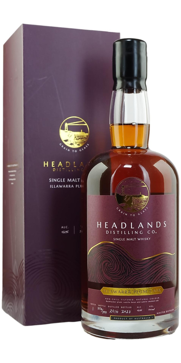 Headlands Illawarra Plum Cask Single Malt Whisky - The Oak Barrel