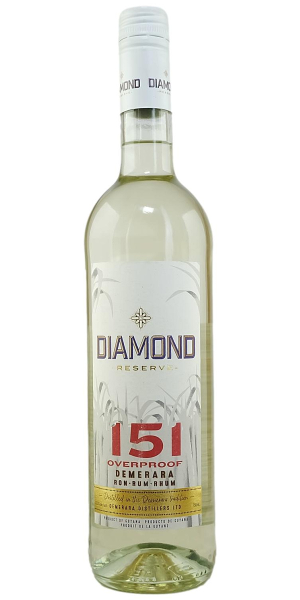 El Dorado Diamond Reserve 151 Overproof Demerara Rum - The Oak Barrel