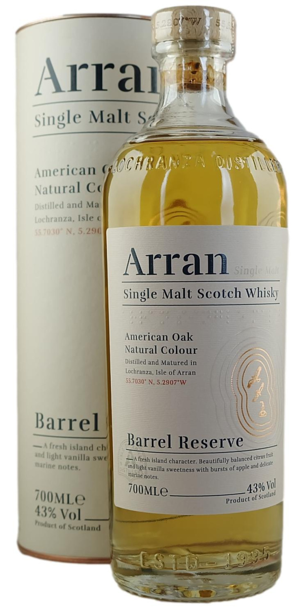 Arran Barrel Reserve Single Malt Scotch Whisky - The Oak Barrel