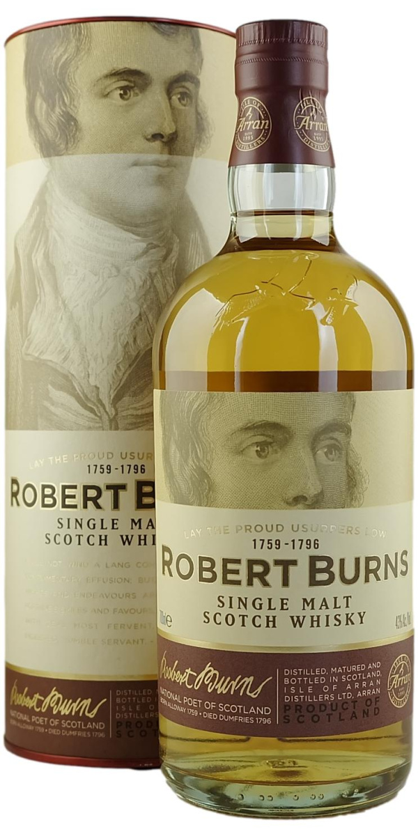 Arran Robert Burns Island Single Malt Scotch Whisky - The Oak Barrel