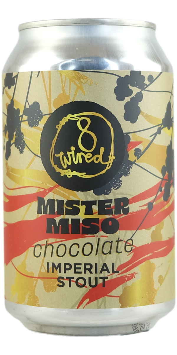 8 Wired Miso Chocolate Imperial Stout 330ml 10.0% - The Oak Barrel