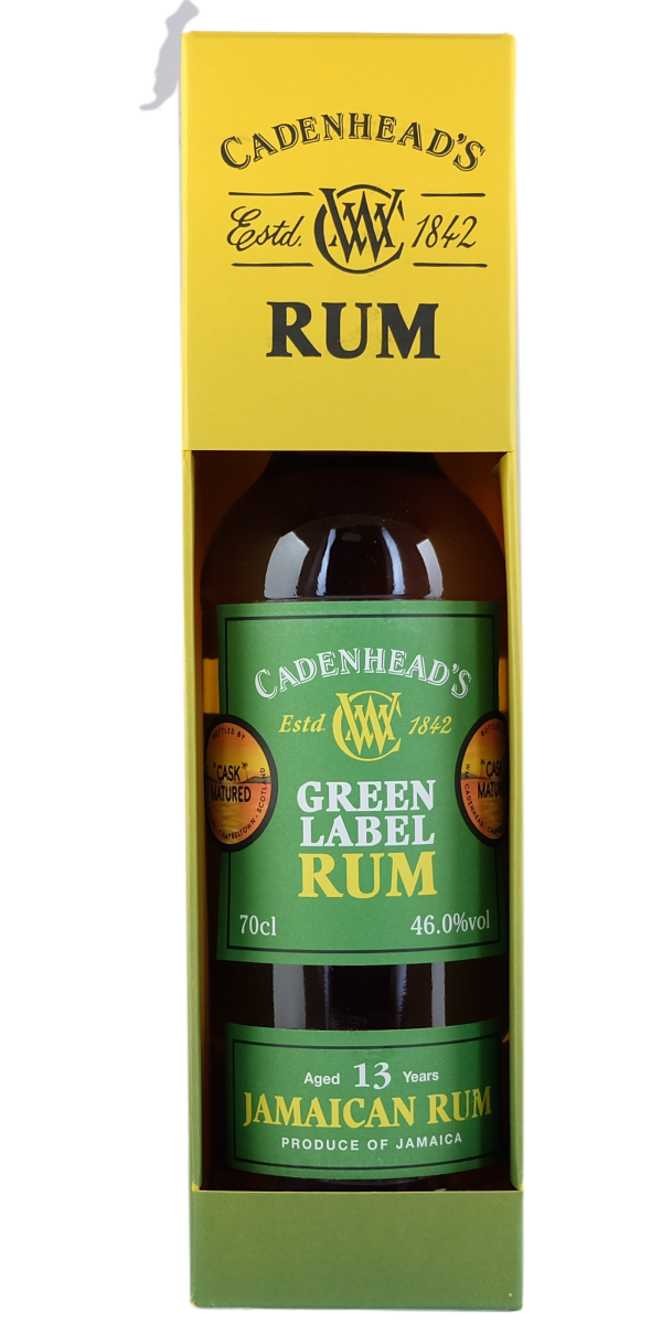 Cadenhead Green Label 13-Year-Old Jamaican Rum - The Oak Barrel