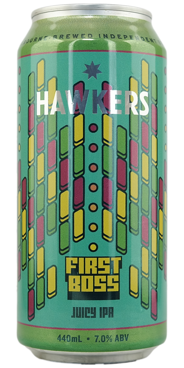 Hawkers 'First Boss' Juicy IPA 440ml 7.0% - The Oak Barrel