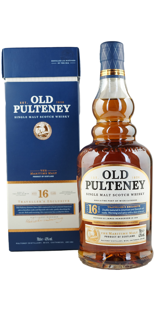 Old Pulteney 16-Year-Old Single Malt Scotch Whisky - The Oak Barrel