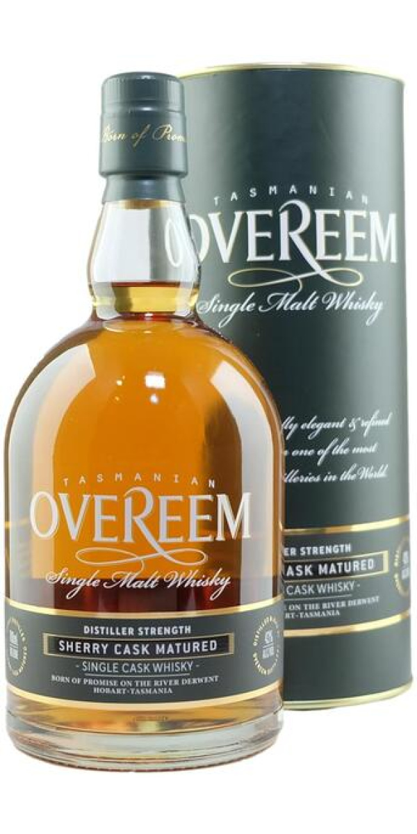 Overeem Sherry Cask Matured Australian Single Malt Whisky 43% - The Oak Barrel