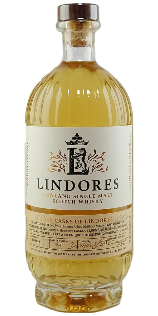 Lindores "Casks of Lindores" Bourbon Edition Single Malt Scotch Whisky - The Oak Barrel