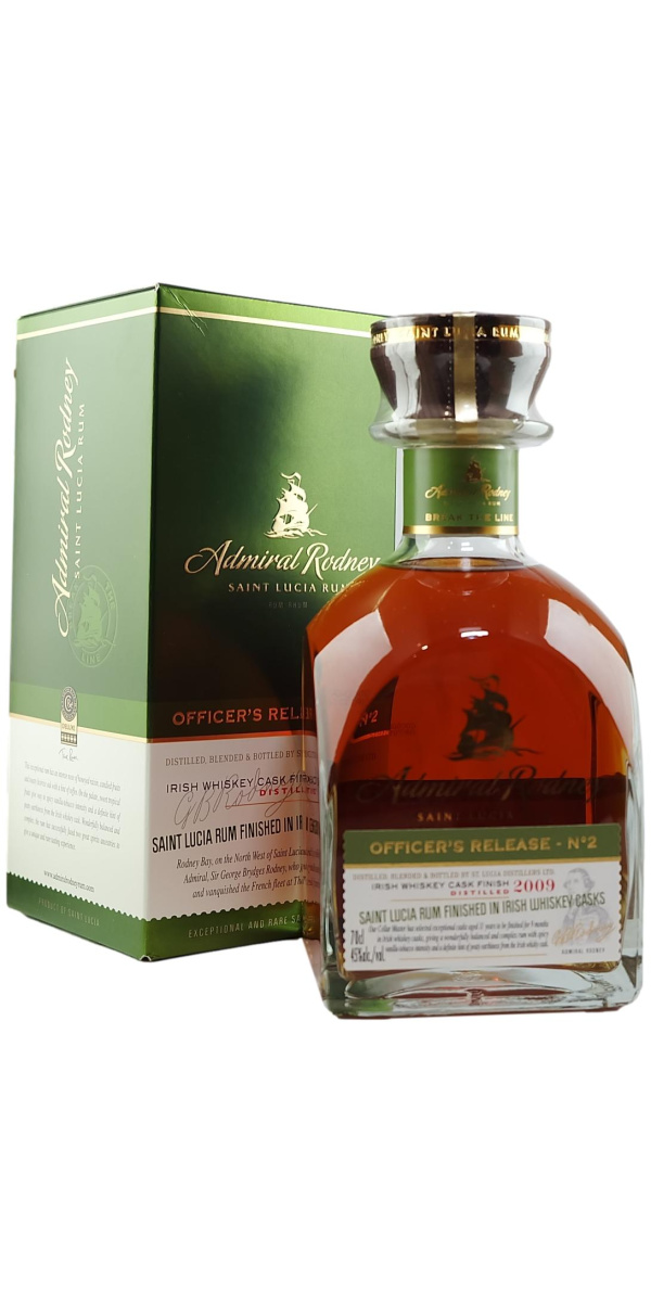 Admiral Rodney Officers Release No. 2 Rum - The Oak Barrel