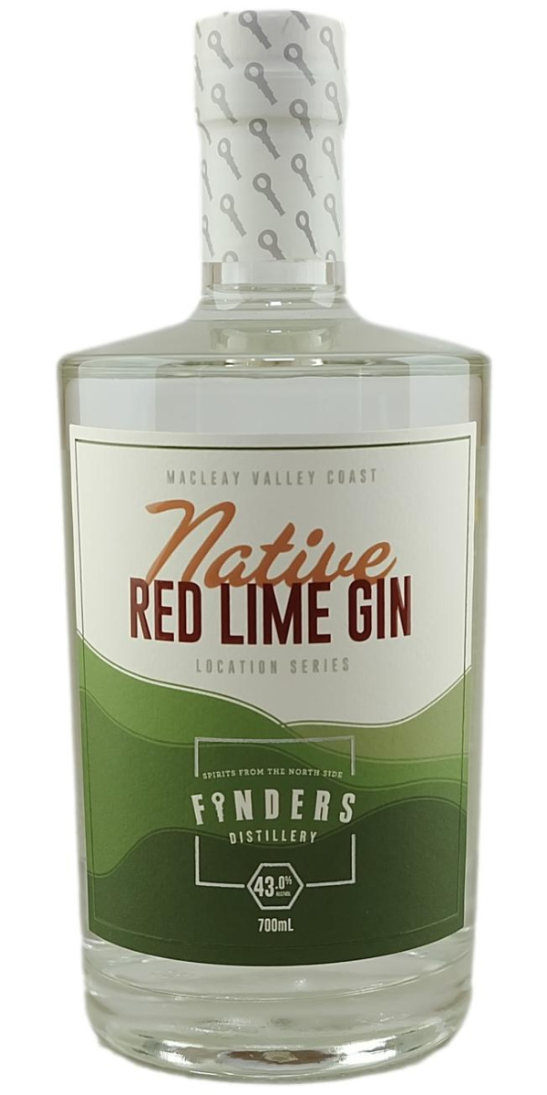 Finders Distillery Native Red Lime Gin - The Oak Barrel