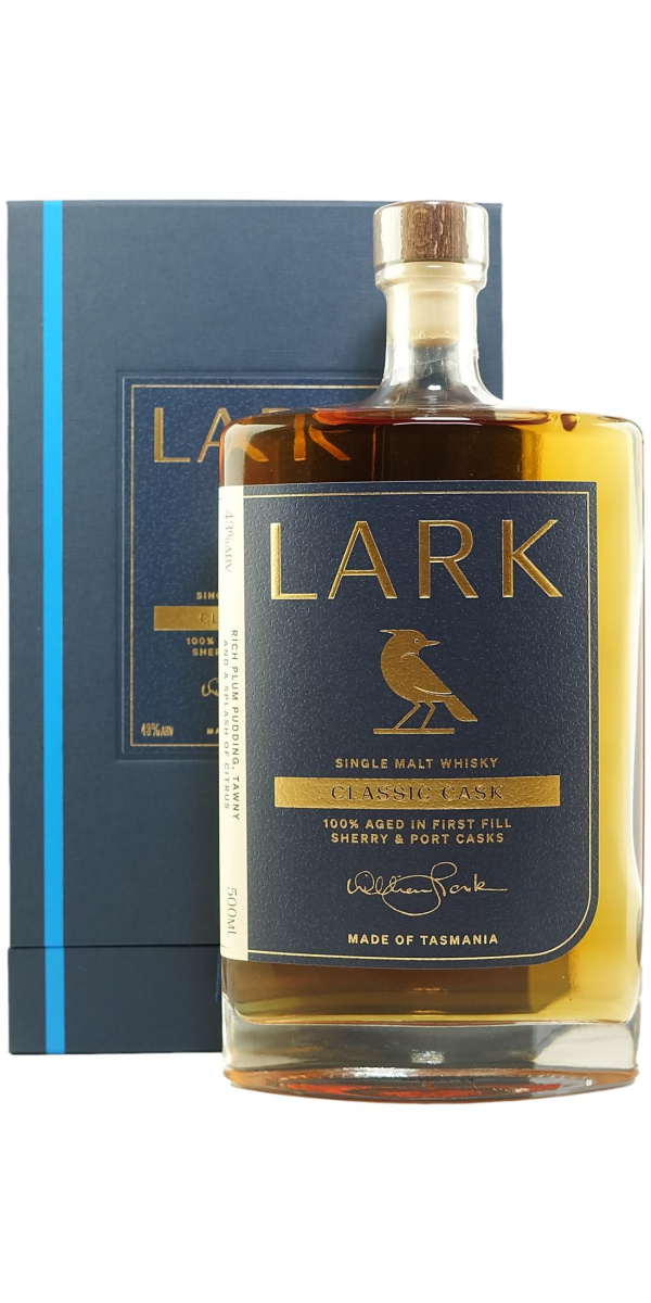 Lark Classic Cask Tasmanian Single Malt Whisky - The Oak Barrel