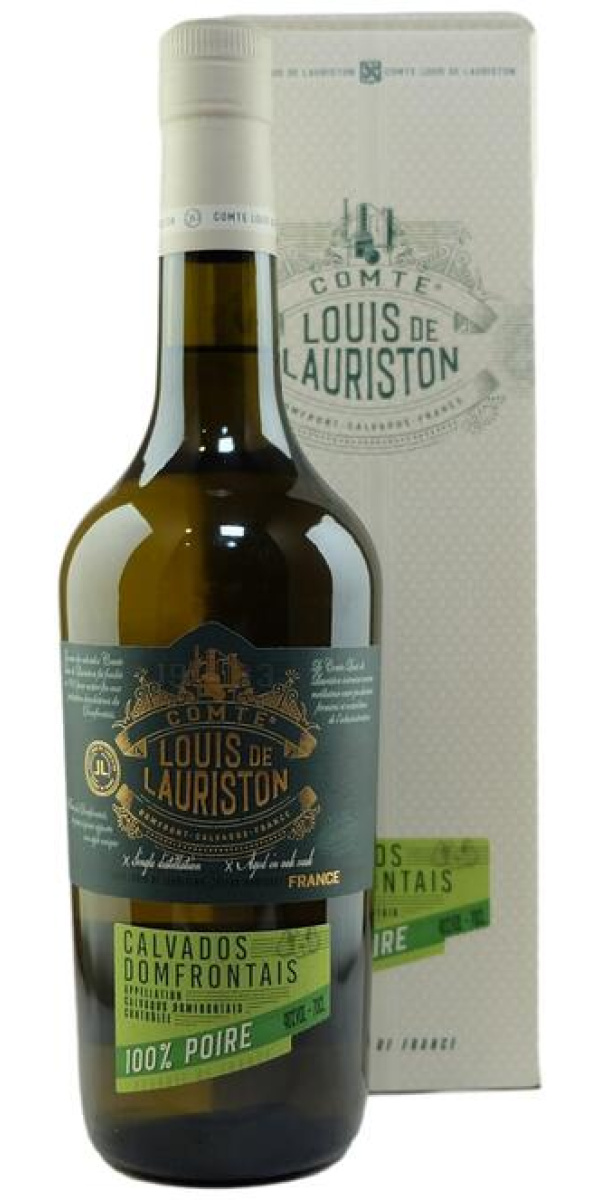 Comte Louis De Lauriston Calvados Pear Domfrontais 5YO - The Oak Barrel