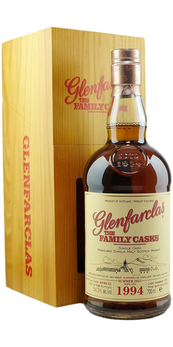 Glenfarclas 1994 Family Cask Summer 2021 #1583 Single Malt - The Oak Barrel