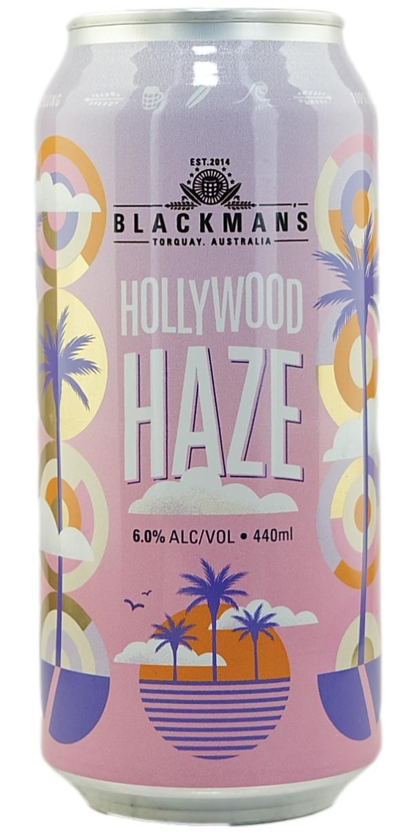 Blackman's 'Hollywood Haze' Hazy WCIPA 440ml 6% - The Oak Barrel