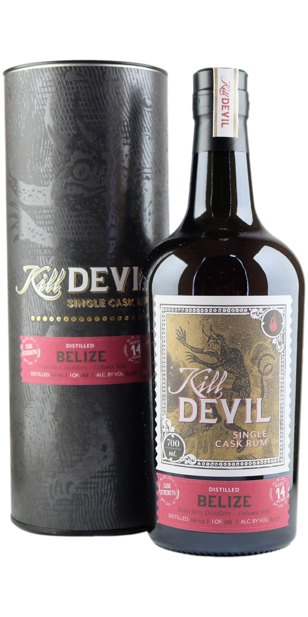 Kill Devil Belize (Travellers Distillery) 14-Year-Old Single Cask Rum - The Oak Barrel