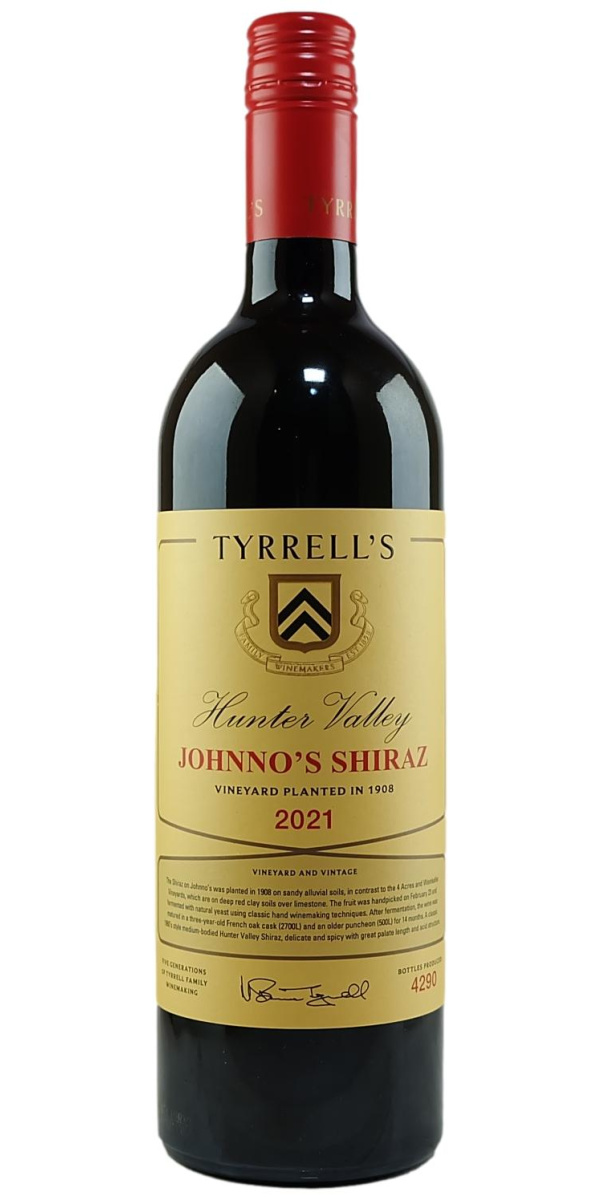 Tyrrell's Johnno's Shiraz 2021 - The Oak Barrel