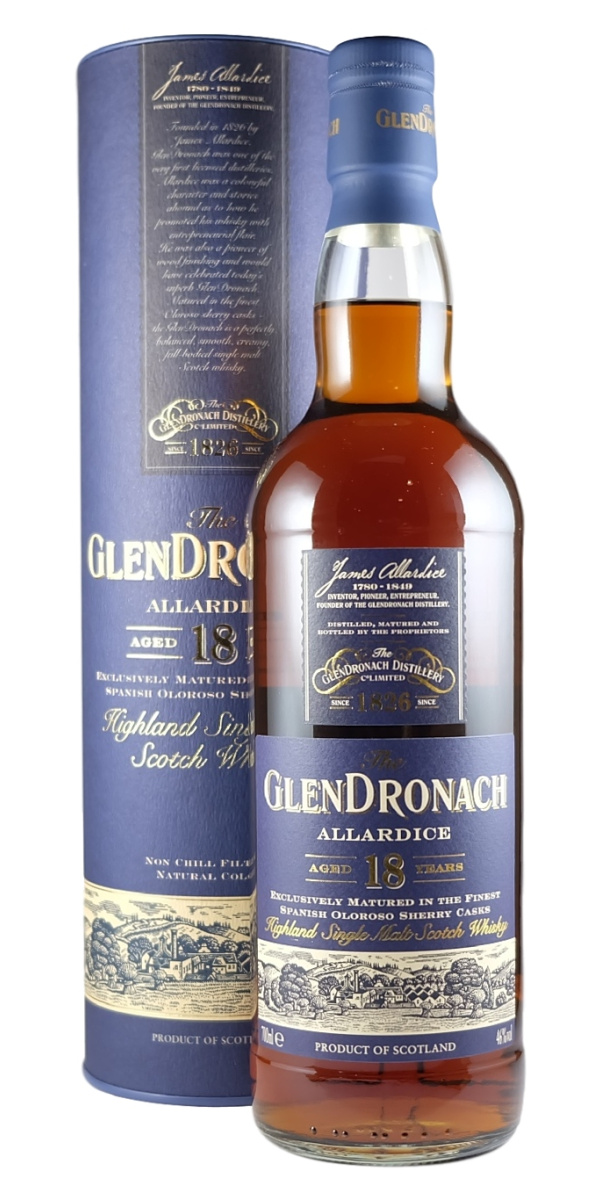 GlenDronach 18-Year-Old Allardice Single Malt Whisky - The Oak Barrel