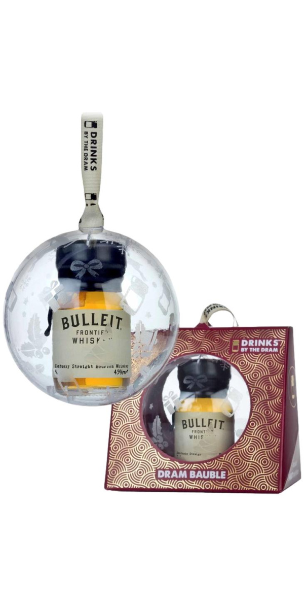 Bulleit Bourbon Whiskey Bauble - The Oak Barrel