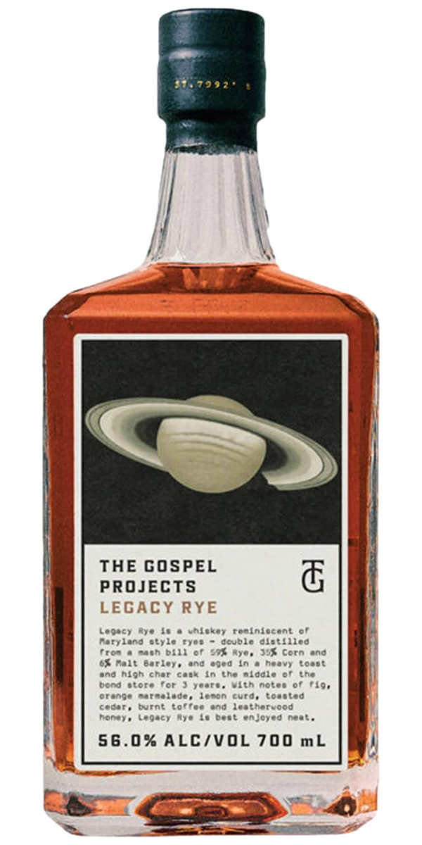 The Gospel Legacy Rye Whiskey - The Oak Barrel