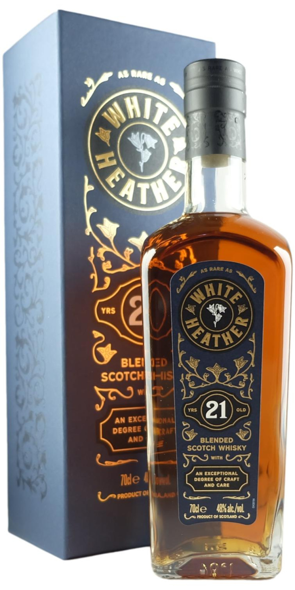 White Heather 21-Year-Old Blended Scotch Whisky - The Oak Barrel