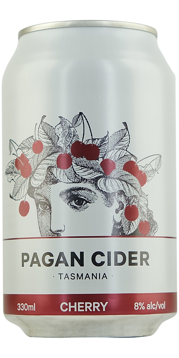 Pagan Cherry & Cerise Apple Cider 330ml 8.0% Can - The Oak Barrel