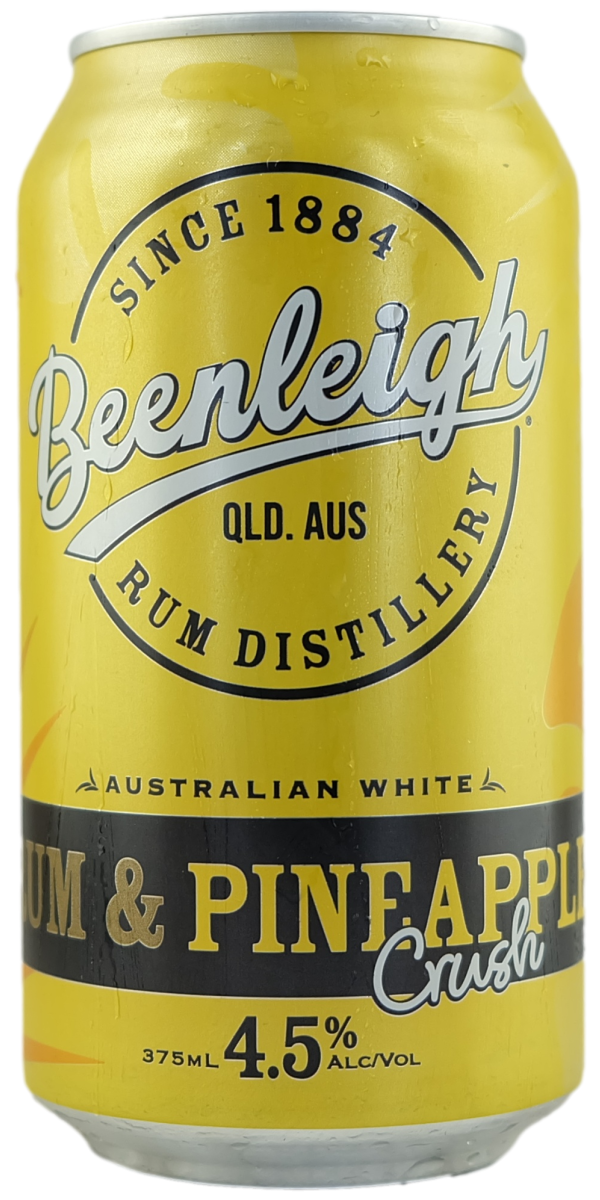 Beenleigh Rum & Pineapple 375ml 4.5% Can - The Oak Barrel