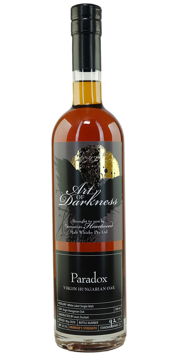 Art of Darkness 'Paradox' Single Malt Tasmanian Whisky - The Oak Barrel